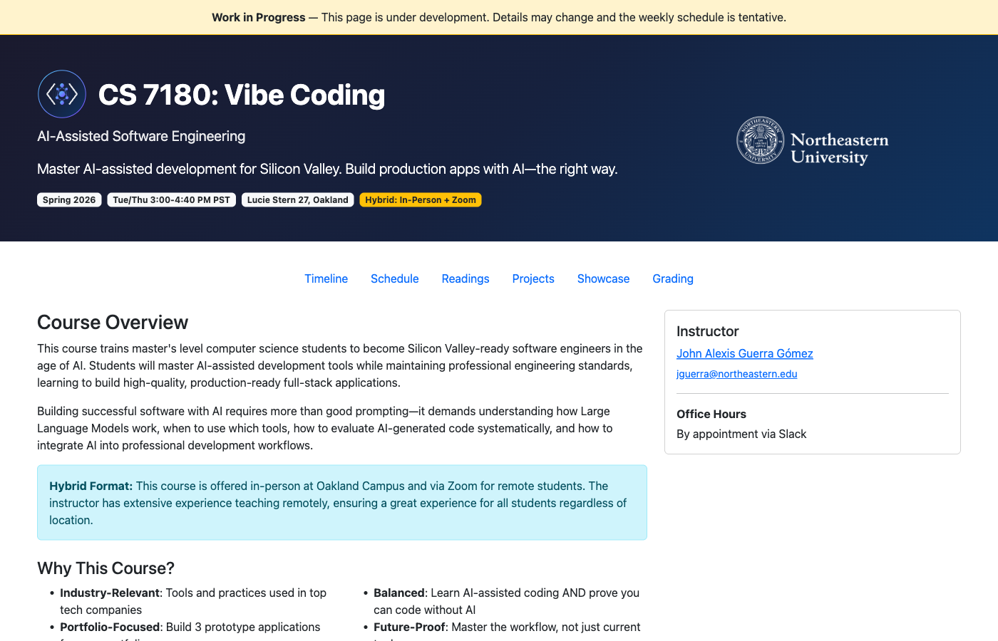 Vibe Coding course